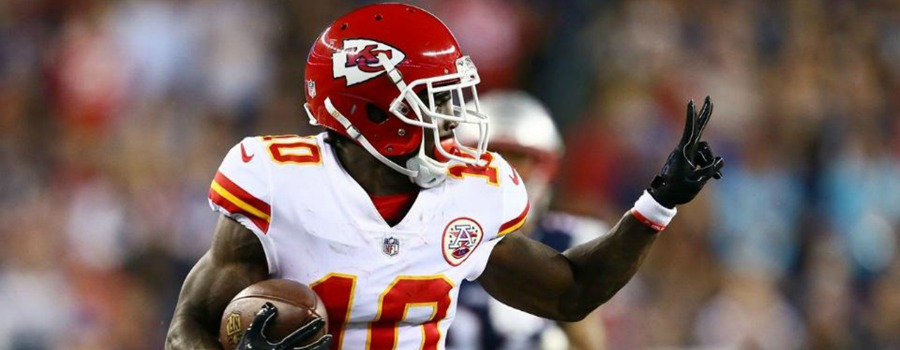 Kansas City Chiefs' wide receiver Tyreek Hill