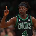 Boston Celtics point guard Jrue Holiday