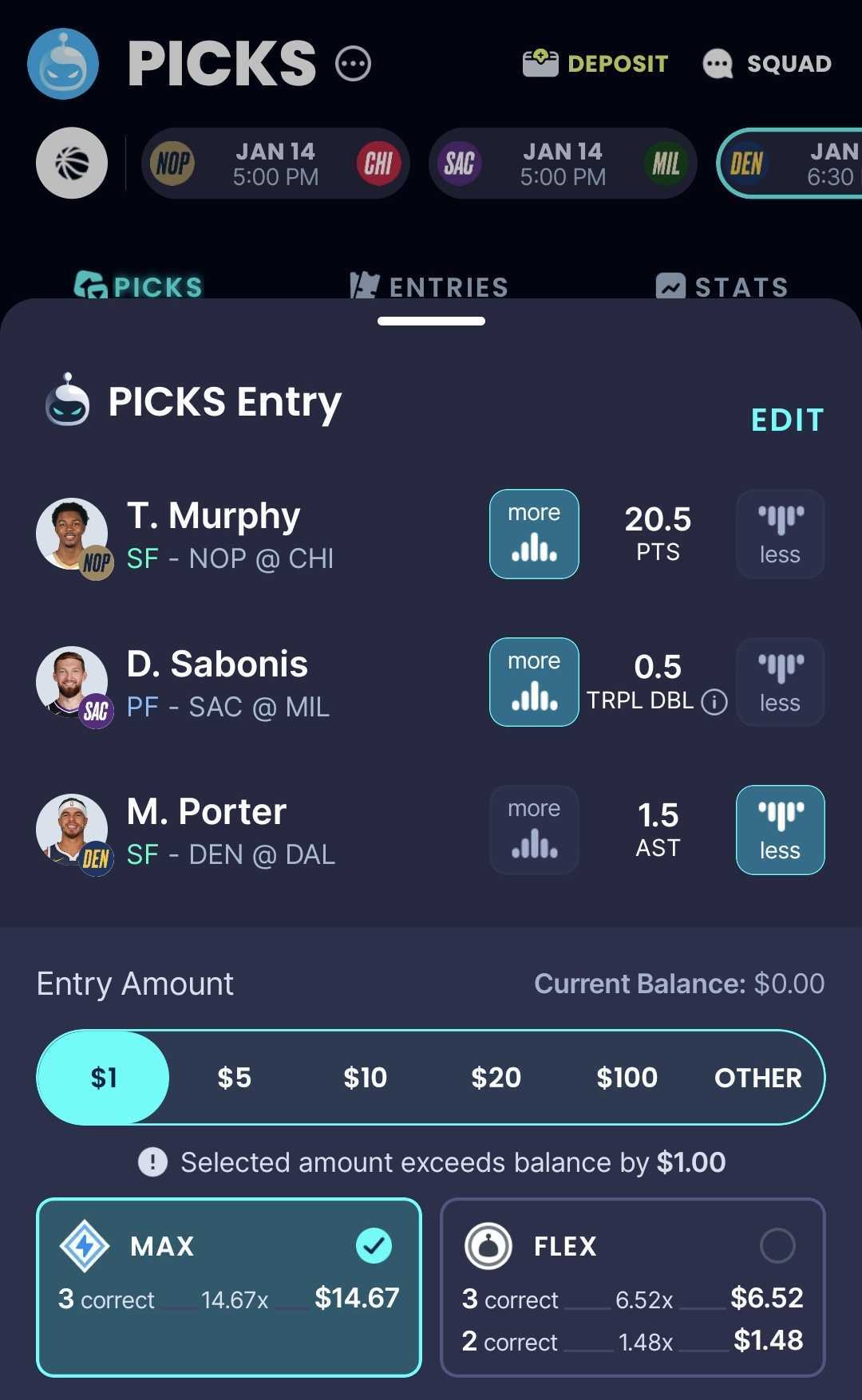Sleeper Promo Code LABSBONUS Banks $55 in Bonus Funds for Tuesday NBA ...