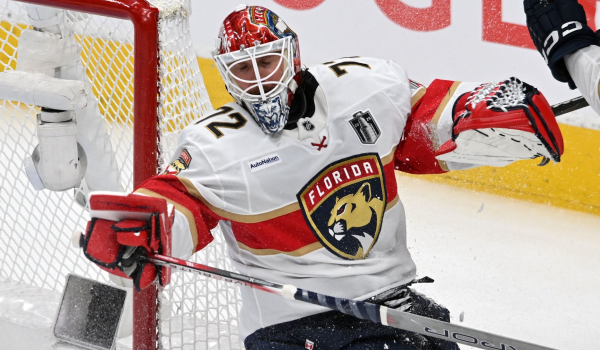 Register with the Sleeper Fantasy promo code LABSBONUS and snag $100 in bonus funds for the Panthers vs. Oilers Game 5 in the NHL Stanley Cup Finals as well as Sergei Bobrovsky picks.
