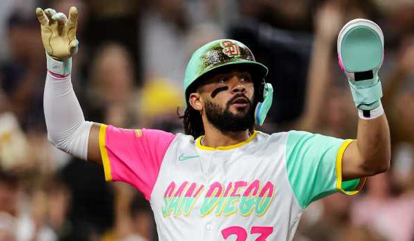 Register with the BetMGM bonus code FLNEWSGET and claim $150 in bonus bets for Monday sports and bets on Fernando Tatis Jr. from the Padres vs. Diamondbacks MLB game.