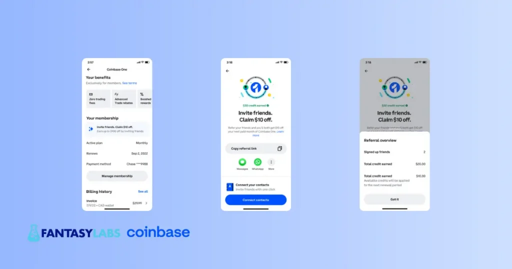 Coinbase Referral Program: Find your url