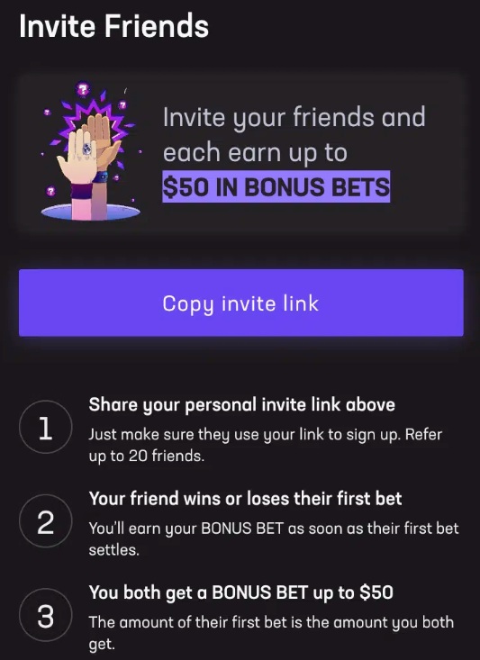 How to refer a friend at hard rock bet
