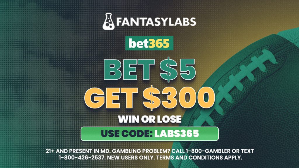 Register with the bet365 bonus code LABS365 and get $300 in bonus bets for any game today.