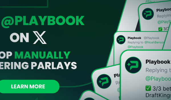 tag @playbook on x to automatically generate picks