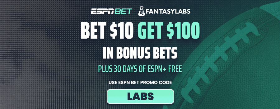 Register with the ESPN BET promo code LABS and claim a $100 bet-and-get offer for Commanders vs. Packers TNF in the NFL.