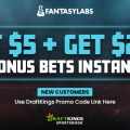 Register with the DraftKings promo code to claim $200 in bonus bets for any NFL or CFB game this week.