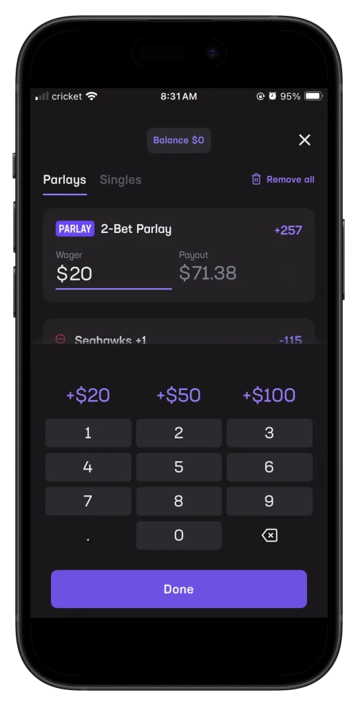 hard rock bet parlay