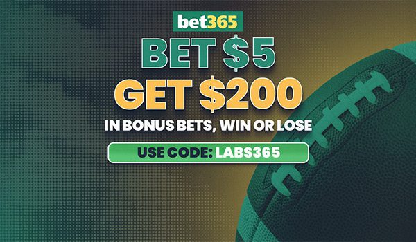 Register with the bet365 bonus code LABS365 to claim $200 in bonus bets for any CFB game, including TCU vs. Arizona State.