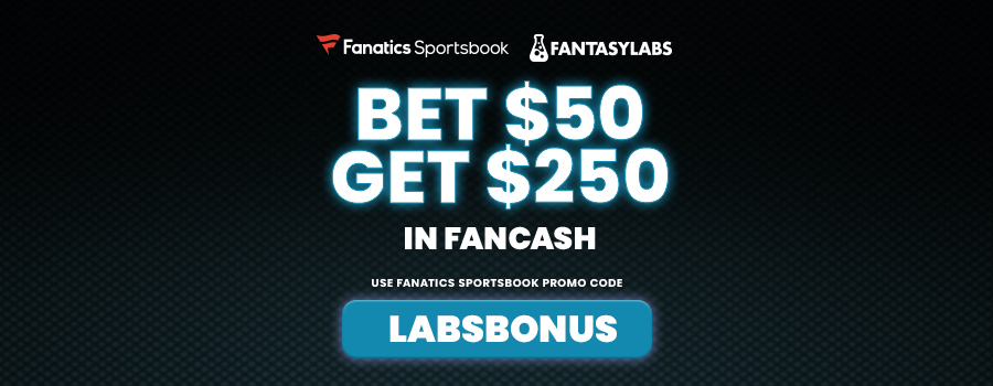 Register with the Fanatics Sportsbook promo code LABSBONUS and claim $250 in FanCash for Monday Night Football.