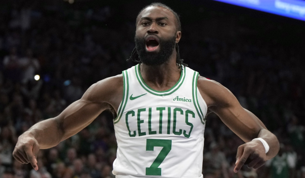 Sign up today with the BetRivers bonus code to claim a $500 bonus bet for bets on the NBA, NFL, CFB, and Jaylen Brown.