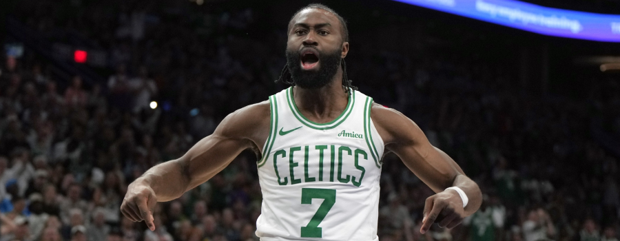 Sign up today with the BetRivers bonus code to claim a $500 bonus bet for bets on the NBA, NFL, CFB, and Jaylen Brown.