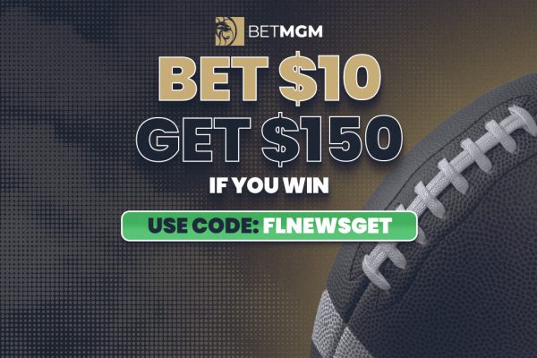 Register with the BetMGM bonus code FLNEWSGET to claim a $150 bonus for CFB and NFL games.