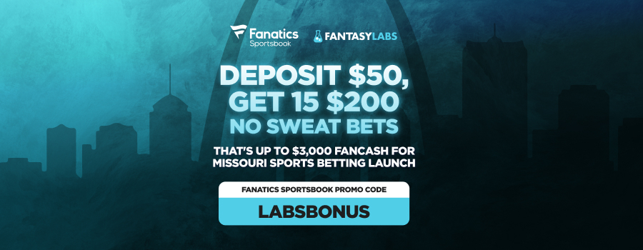 Register with the Fanatics Sportsbook Missouri promo code LABSBONUS and claim up to $3,000 in No Sweat Bets for the MO sports betting launch.