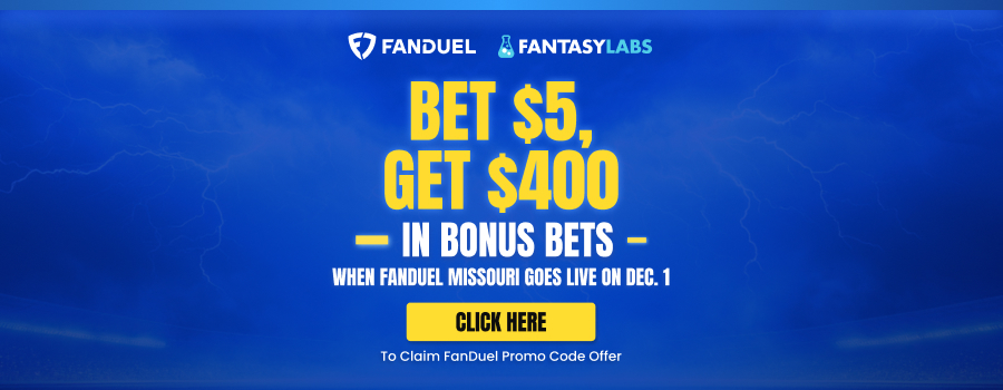 Sign up with with the FanDuel Missouri promo code to get a $400 bonus for any sporting event once Dec. 1 is here.