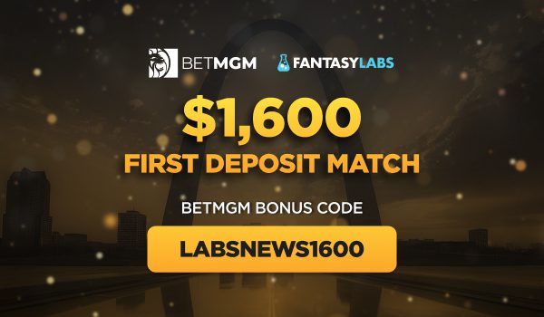 Register with the BetMGM bonus code LABSNEWS1600 to claim a $1,600 deposit match offer for any available game.
