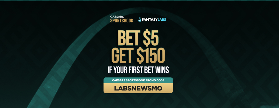 Register with the Caesars Sportsbook Missouri promo code LABSNEWSMO to claim a $150 bet-and-get offer.