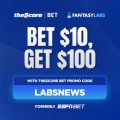Sign up with theScore Bet promo code LABSNEWS to claim a $100 bonus offer for NBA and CFB games.