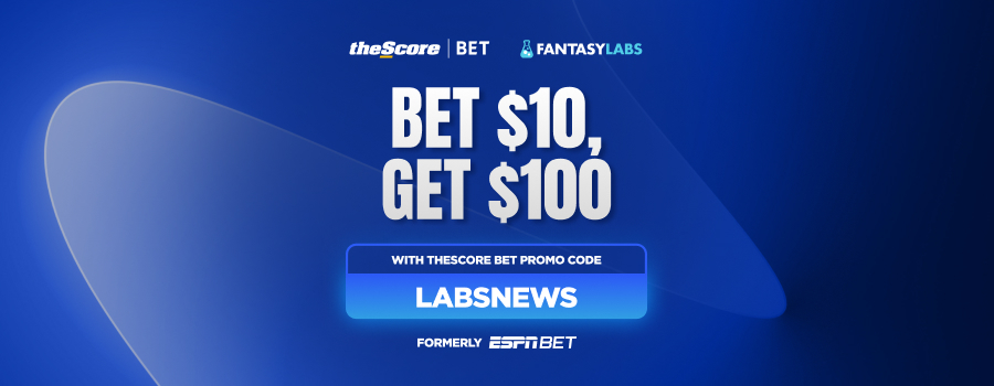 Sign up with theScore Bet promo code LABSNEWS to claim a $100 bonus offer for NBA and CFB games.