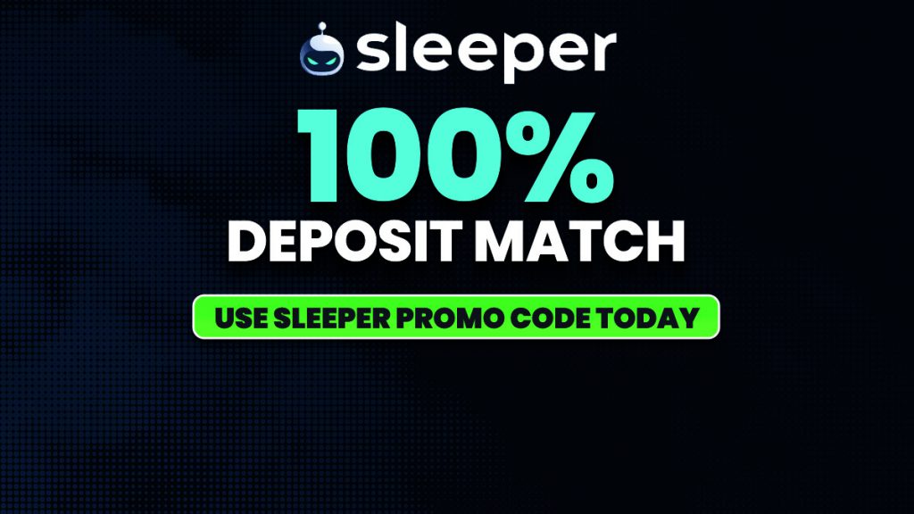 Register now with the Sleeper promo code LABSBONUS to get a $20 no deposit bonus, and a 100% deposit match, up to $100 in bonus cash.