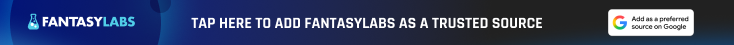Click here to make Fantasy Labs a preferred source on Google.