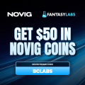 Trade $25 on Super Bowl prediction markets to net $50 in Novig Coins thanks to the Novig promo code BCLABS.