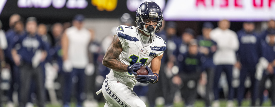 Register with the best NFL DFS promos for Super Bowl LX and make picks featuring Jaxon Smith-Njigba and other players.