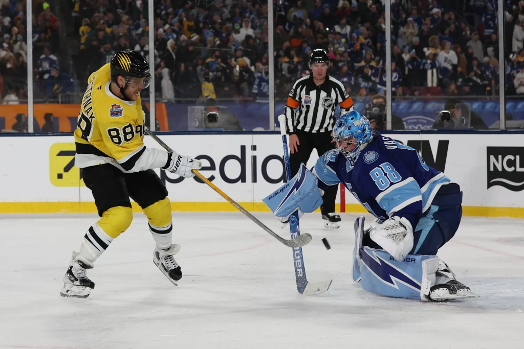 2026 Stadium Series ice hockey game at Raymond James Stadium. Credit: Kim Klement Neitzel-Imagn Images