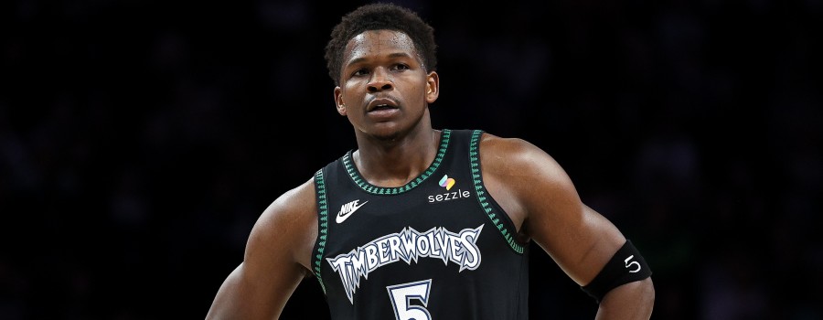 Register with the Chalkboard promo code LABS1 and claim a $100 deposit match offer and a free pick for the NBA slate and Anthony Edwards picks today.