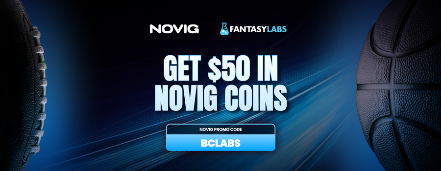 Use Novig promo code BCLABS and spend $25 to get $50 in Novig Coins.