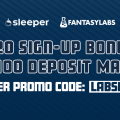 Make NBA DFS picks once you register with the Sleeper promo code LABSBONUS tonight.