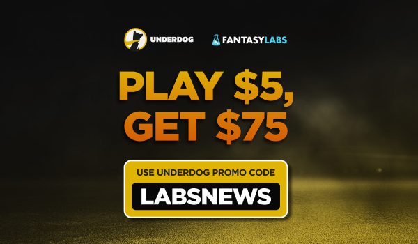 Register now using the Underdog promo code LABSNEWS and claim a $75 NBA DFS bonus on March 7.