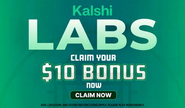Register with the Kalshi promo code LABS today to snag a $10 bonus offer for NBA, CBB, and WBC predictions today.