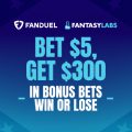 Use the FanDuel Arkansas promo code and bet $5 to get $300 in bonus bets on Sunday, April 5, 2026.