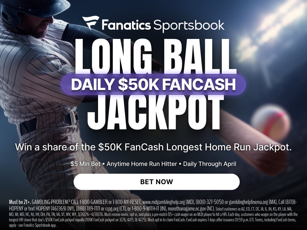 fanatics sportsbook long ball jackpot promo