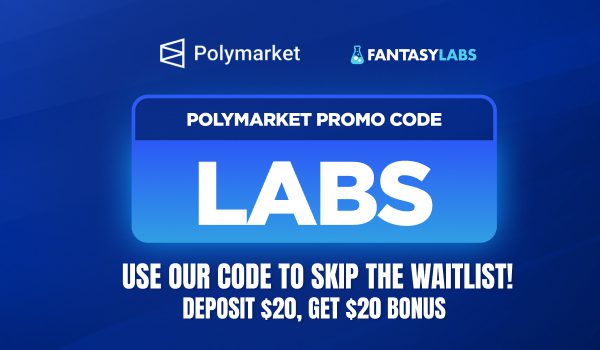 Use the Polymarket promo code LABS to skip the waitlist and deposit $20 to get a $20 bonus on April 11, 2026.