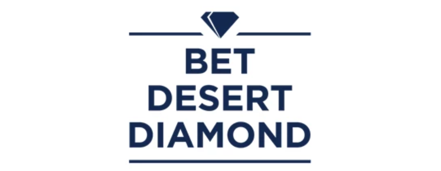 Desert Diamond Sportsbook logo with diamond icon above the text “Bet Desert Diamond” on a light background