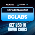 Use Novig promo code BCLABS and spend $5 to get $50 in Novig Coins on April 20, 2026.