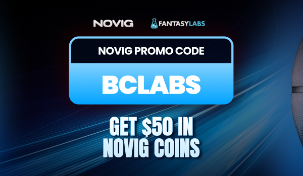 Get $50 in Novig Coins when you use Novig promo code BCLABS and make a $5 purchase.
