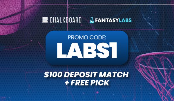 Make Spurs vs. Thunder NBA DFS picks with the rewards unlocked from our Chalkboard promo code LABS1.