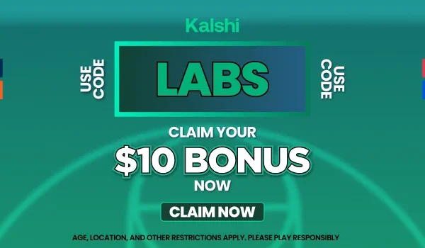 Use Kalshi promo code LABS to Deposit $10 and Get $10