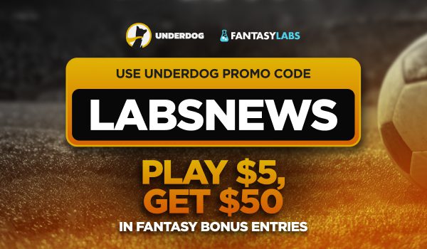 Underdog promo code LABSNEWS play $5 get $50 in bonus entries Germany vs. Curacao World Cup