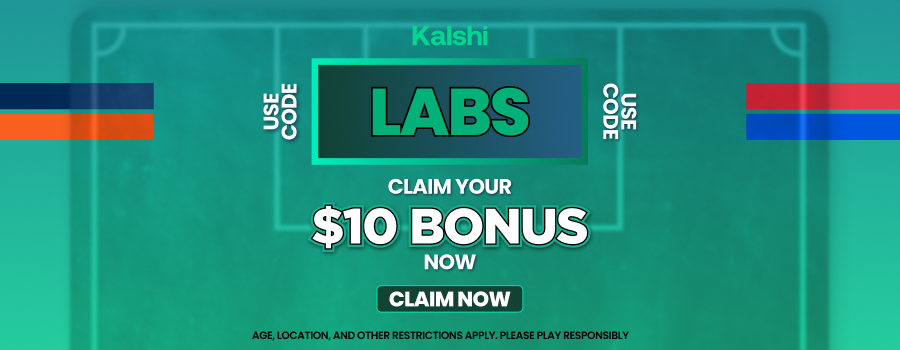 Claim a $10 bonus with the Kalshi promo code LABS and trade on Haiti vs. Brazil today.