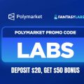 Use the Polymarket promo code LABS to claim a $50 bonus.