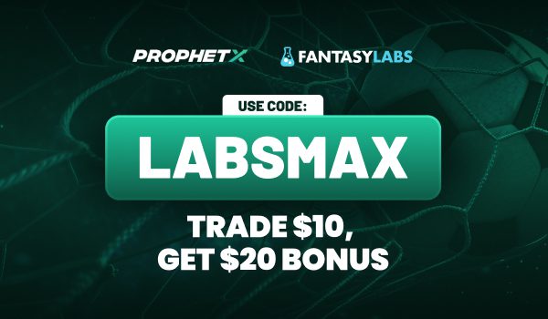 Net $20 in bonus funds when you sign up with ProphetX promo code LABSMAX and trade $10.