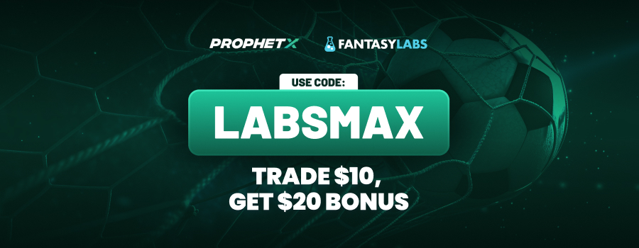 Net $20 in bonus funds when you sign up with ProphetX promo code LABSMAX and trade $10.