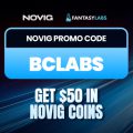 Register for an account with the Novig promo code BCLABS and unlock $50 in Novig Coins today, Aug. 9.