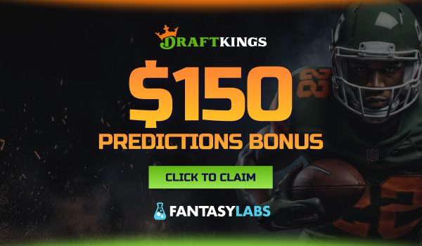 Make use of the DraftKings promo code from FantasyLabs and trade $5 to unlock $150 in Predictions Dollars today.