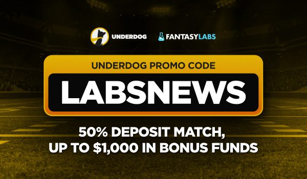 Register with the Underdog promo code LABSNEWS to snag a $1,000 bonus offer for Broncos vs. Chiefs at 8:15 p.m. ET in MNF.