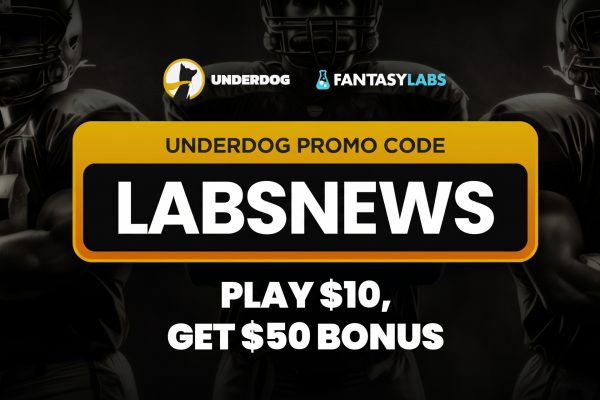 Register now using Underdog promo code LABSNEWS to make Patriots vs. Bears DFS picks.
